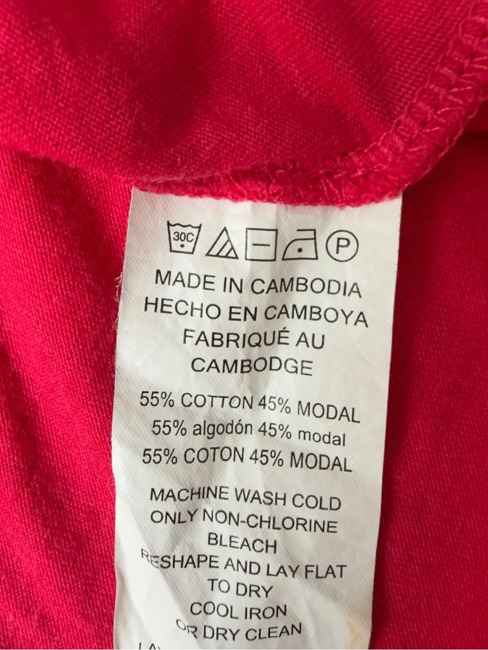 Michael Kors fuchsia Short Sleeve Lace-Up Shoulder Tee